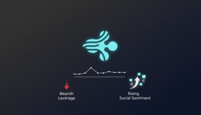 XRP Consolidates at $1.42 Amid Bearish Leverage and Rising Social Sentiment