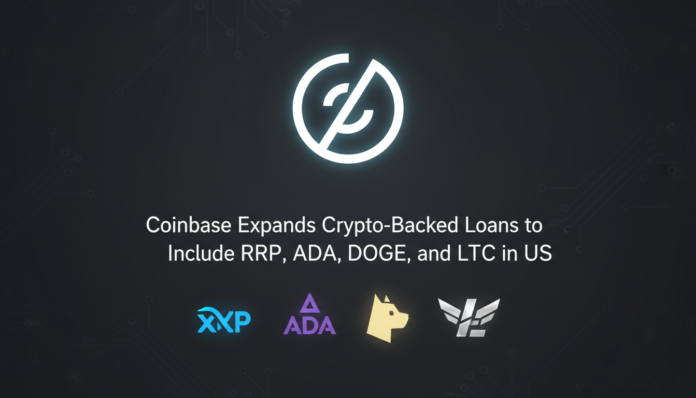 Coinbase Expands Crypto-Backed Loans to Include XRP, ADA, DOGE, and LTC in US