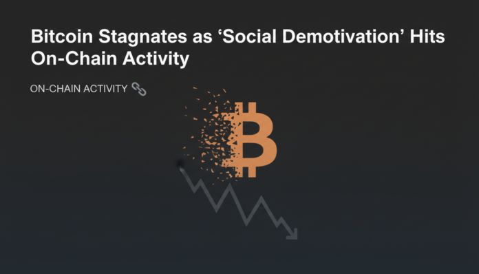 Bitcoin Stagnates as 'Social Demotivation' Hits On-Chain Activity