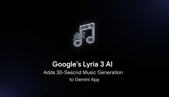 Google’s Lyria 3 AI Adds 30-Second Music Generation to Gemini App