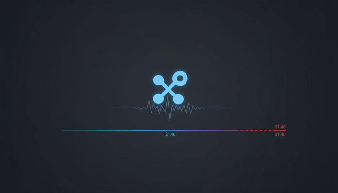 XRP Holds Near $1.40, Key Resistance at $1.46 Looms