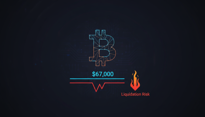 Bitcoin Holds At $67K Amid Consolidation, Liquidation Risk Looming