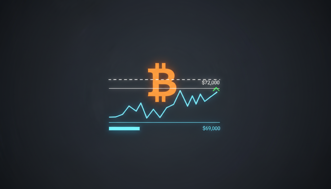 Bitcoin Holds $69,000 Support, Break Above $72,000 Could Turn Bullish