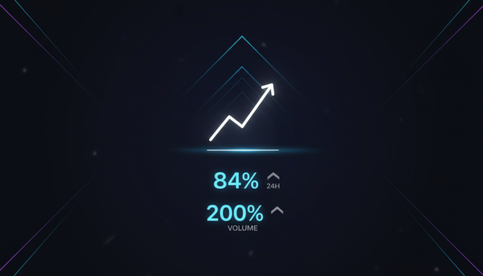 MYX Finance Soars 84% in 24 Hours as Trading Volume Surges Over 200%
