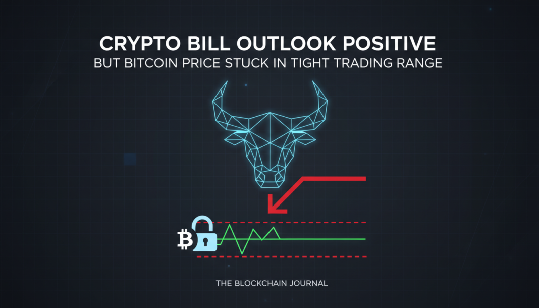 Crypto Bill Outlook Positive But Bitcoin Price Stuck in Tight Trading Range