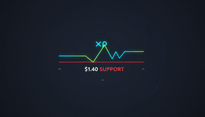 XRP Teeters at $1.40 Support, Risking Deeper Pullback or Rebound