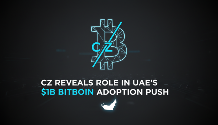 CZ Reveals Role in UAE's $1B Bitcoin Adoption Push