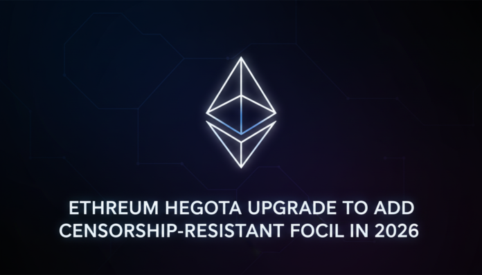 Ethereum Hegota Upgrade to Add Censorship-Resistant FOCIL in 2026