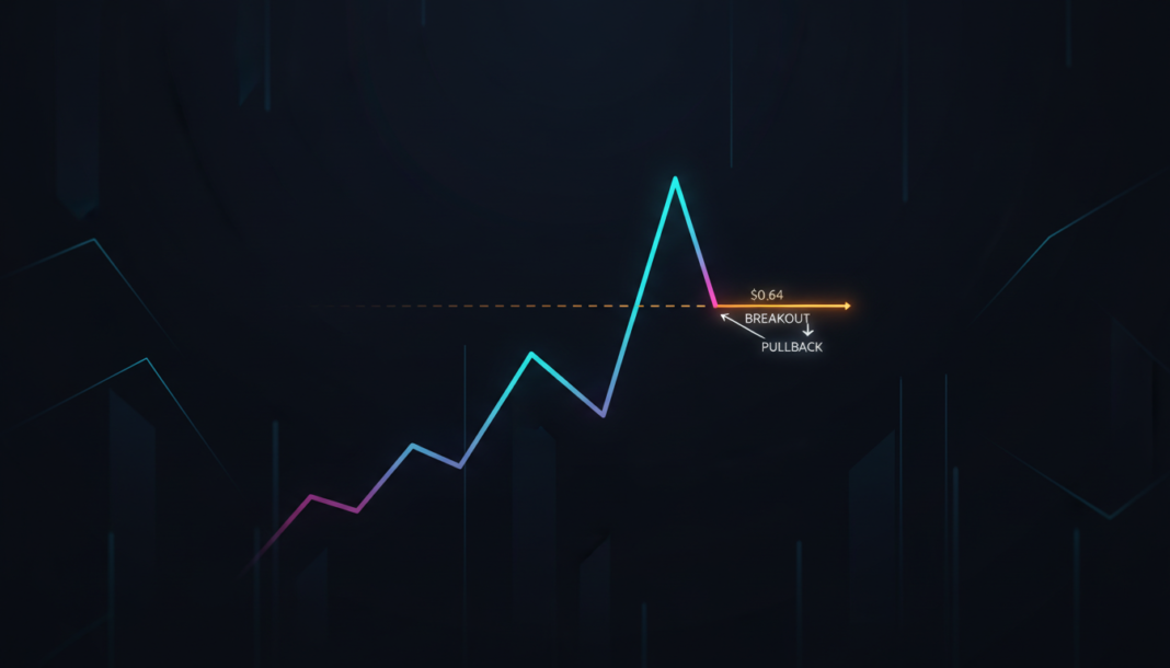 VIRTUAL Tests Crucial $0.64 Resistance; Breakout or Pullback Ahead