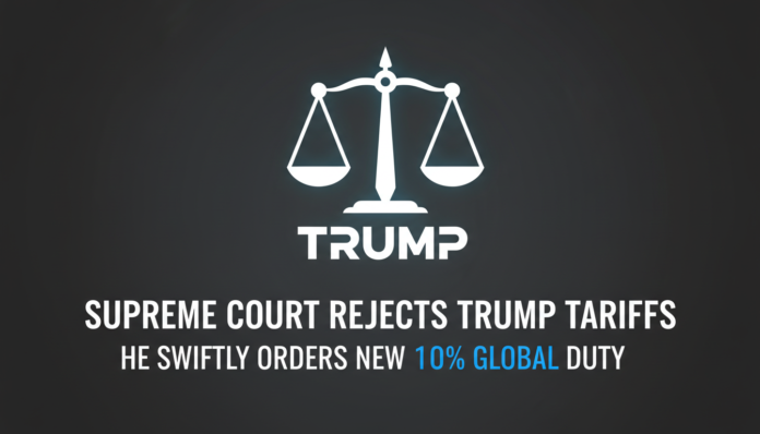 Supreme Court rejects Trump tariffs; He swiftly orders new 10% global duty