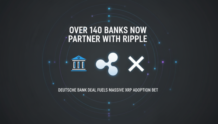 Over 140 Banks Now Partner With Ripple as Deutsche Bank Deal Fuels Massive XRP Adoption Bet