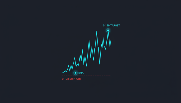 Ethena (ENA) Battles to Hold $0.108, Eyes $0.129 Target