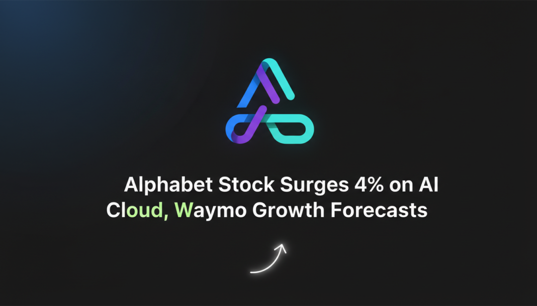 Alphabet Stock Surges 4% on AI Cloud, Waymo Growth Forecasts
