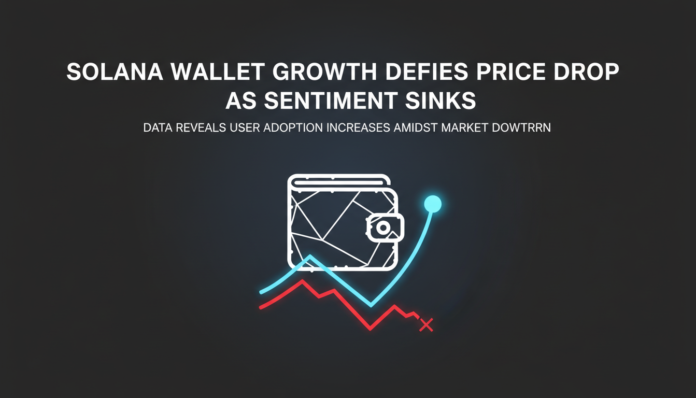 Solana Wallet Growth Defies Price Drop as Sentiment Sinks