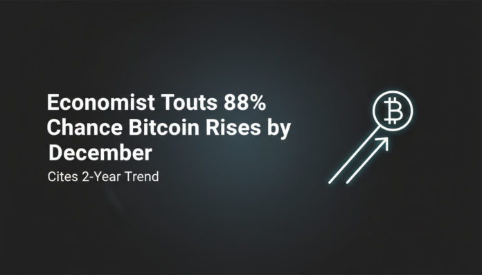 Economist Touts 88% Chance Bitcoin Rises by December, Cites 2-Year Trend