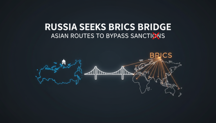 Russia Seeks BRICS Bridge, Asian Routes to Bypass Sanctions
