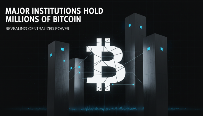 Major Institutions Hold Millions of Bitcoin, Revealing Centralized Power