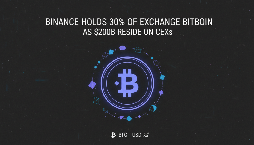 Binance Holds 30% of Exchange Bitcoin as $200B Reside on CEXs