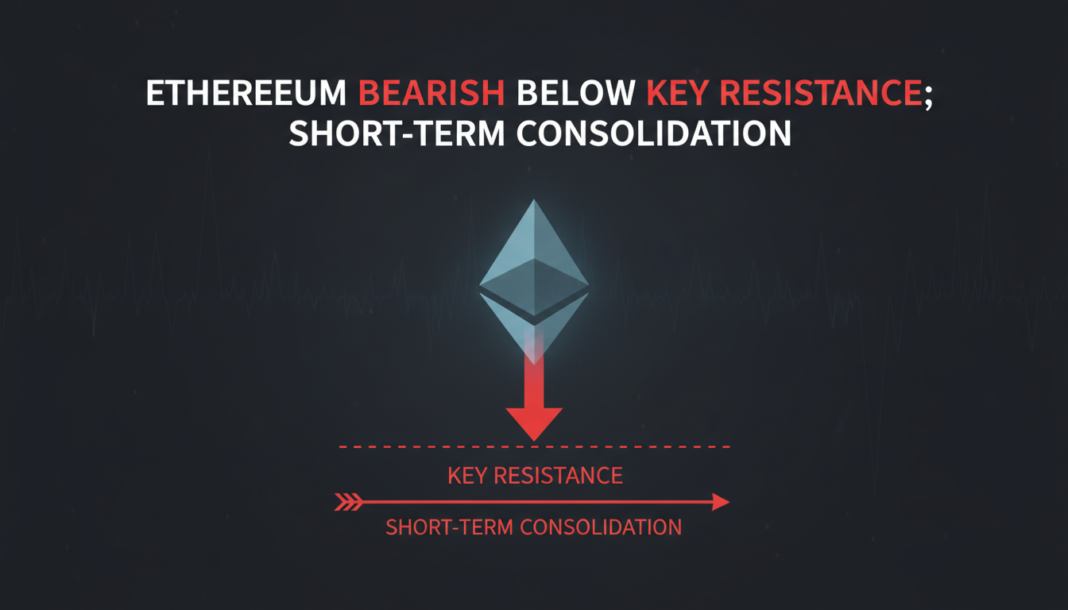 Ethereum Bearish Below Key Resistance; Short-Term Consol