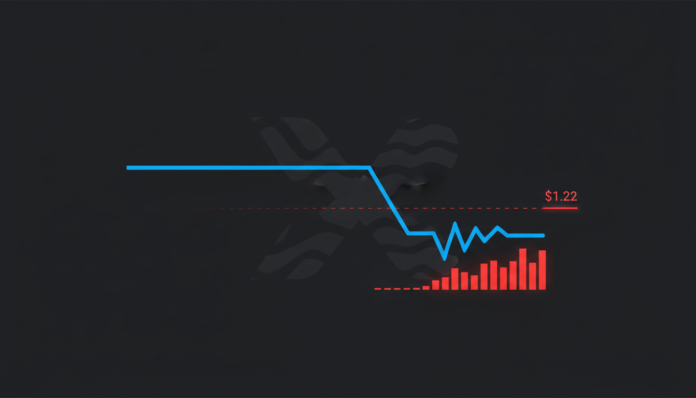XRP Sees Largest On-Chain Loss Spike Since 2022, Tests Key $1.22 Support