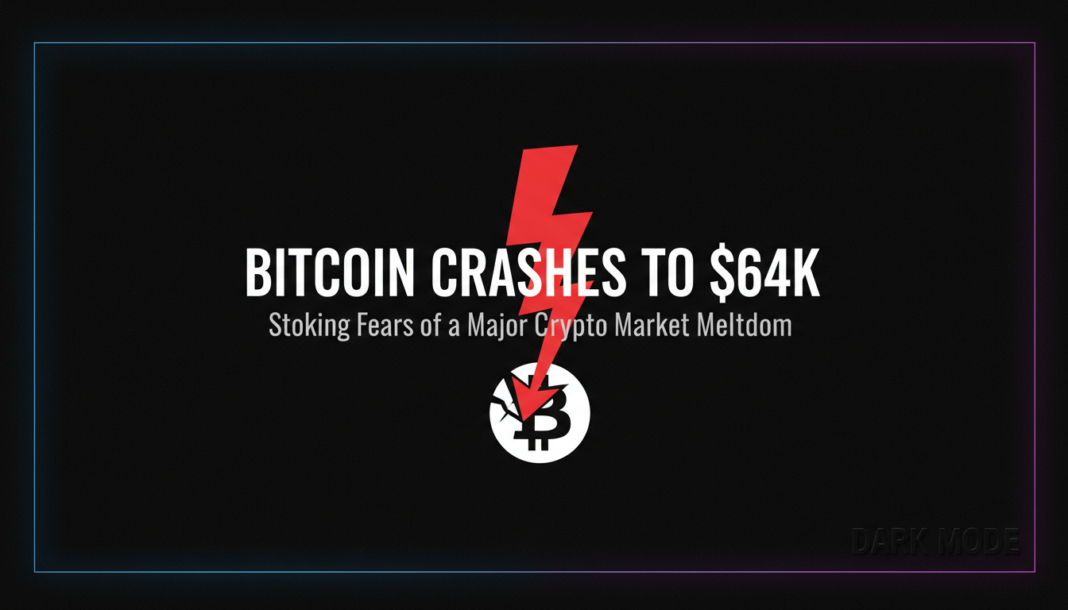 Bitcoin Crashes to $64K, Stoking Fears of a Major Crypto Market Meltdown