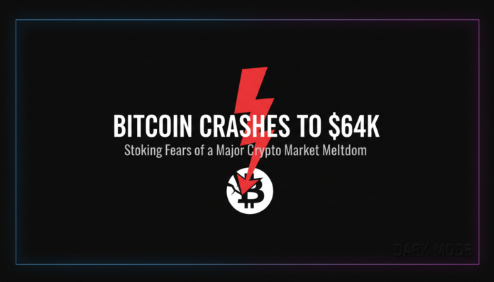 Bitcoin Crashes to $64K, Stoking Fears of a Major Crypto Market Meltdown
