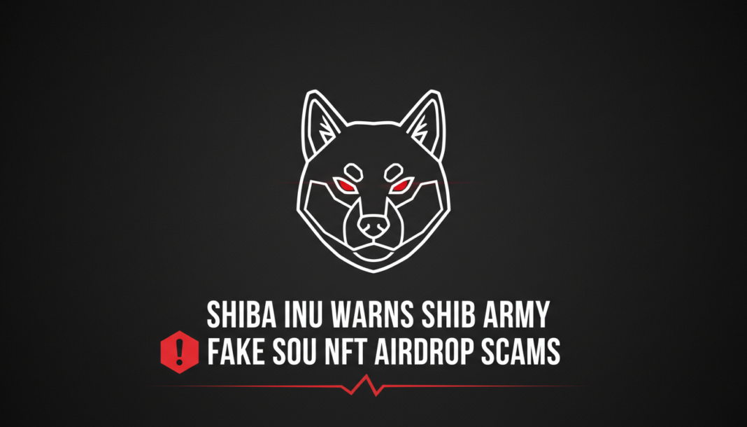 Shiba Inu Warns SHIB Army of Fake SOU NFT Airdrop Scams
