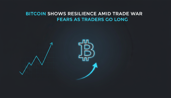 Bitcoin Shows Resilience Amid Trade War Fears as Traders Go Long