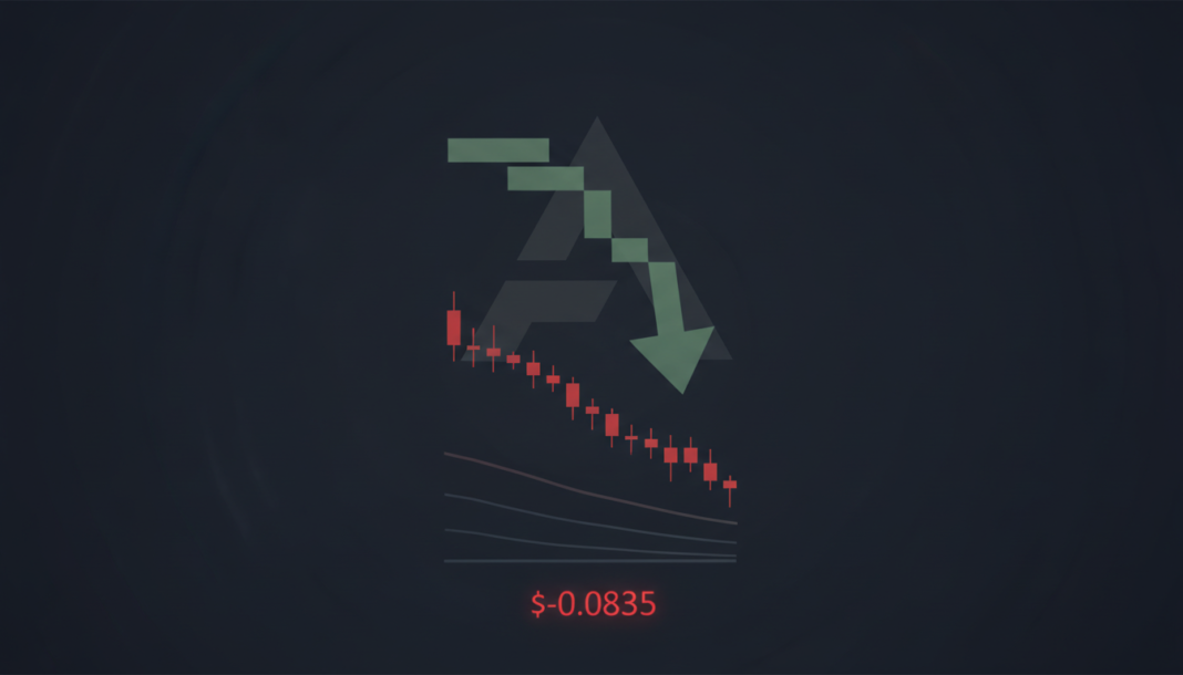Algorand Slumps 3.78%, Trades Below All Key Averages at $0.0835