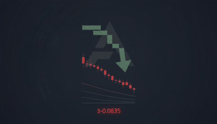 Algorand Slumps 3.78%, Trades Below All Key Averages at $0.0835
