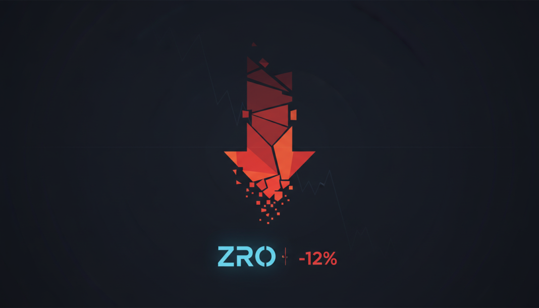 ZRO Plummets 12% as Monthly Token Unlock Intensifies Selling Pressure