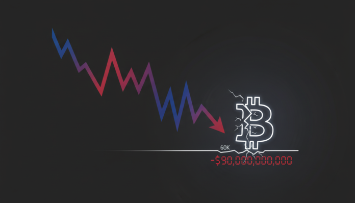 Crypto Market Bleeds $90B: Is Bitcoin’s $60K Support Cracking?