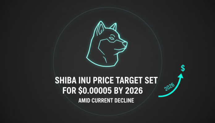 Shiba Inu Price Target Set for $0.00005 by 2026 Amid Current Decline