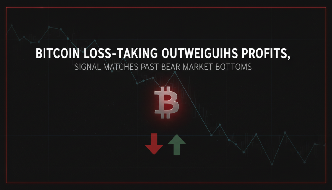 Bitcoin Loss-Taking Outweighs Profits, Signal Matches Past Bear Market Bottoms