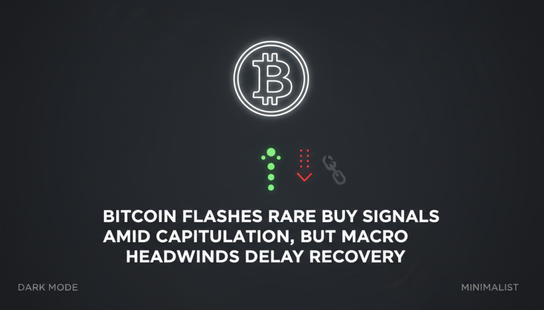 Bitcoin Flashes Rare Buy Signals Amid Capitulation, But Macro Headwinds Delay Recovery