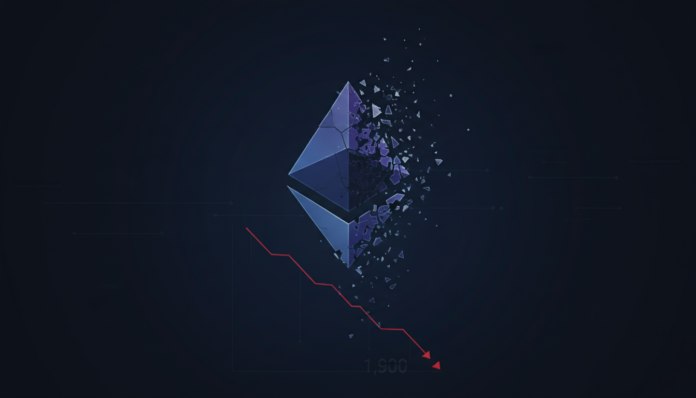 Ethereum Crumbles Below $1,900 as Bearish Signals Mount