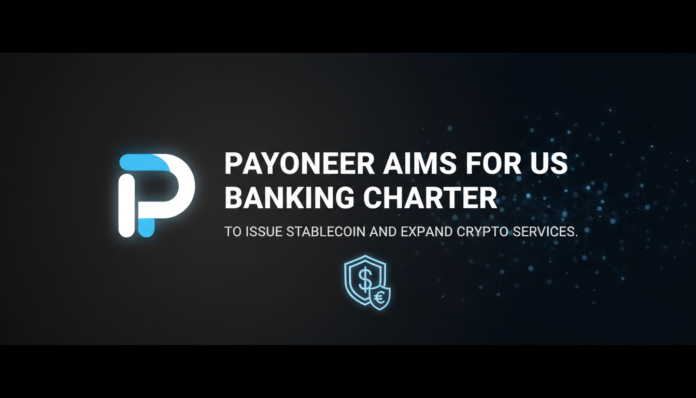 Payoneer Aims for US Banking Charter to Issue Stablecoin and Expand Crypto Services