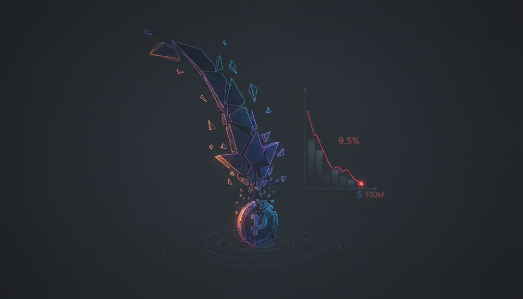 PUMP Token Plunges 9.5% as $100M in Capital Flees Memecoin Launchpad