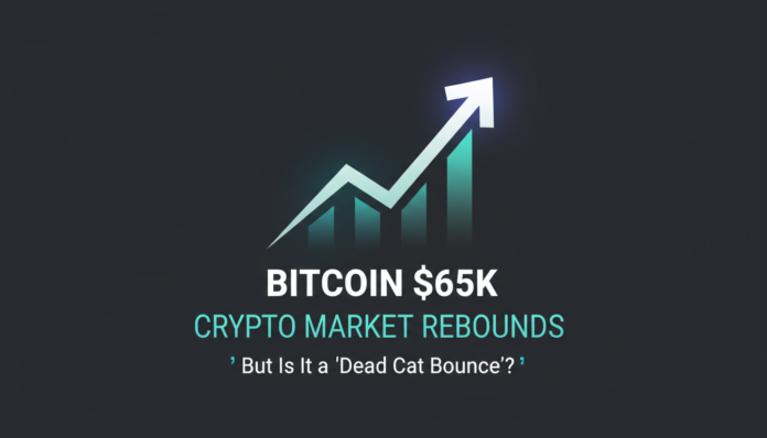 Crypto Market Rebounds with Bitcoin at $65K, But Is It a 'Dead Cat Bounce'?