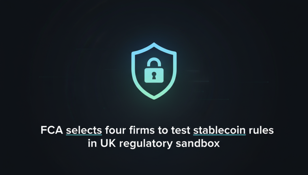 FCA selects four firms to test stablecoin rules in UK regulatory sandbox