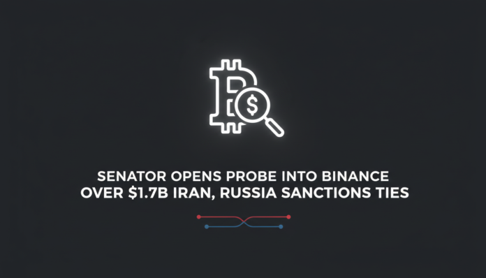 Senator Opens Probe Into Binance Over $1.7B Iran, Russia Sanctions Ties