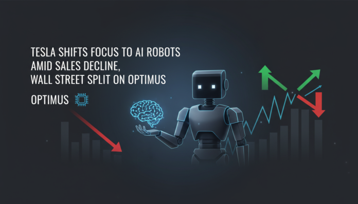 Tesla Shifts Focus to AI Robots Amid Sales Decline, Wall Street Split on Optimus