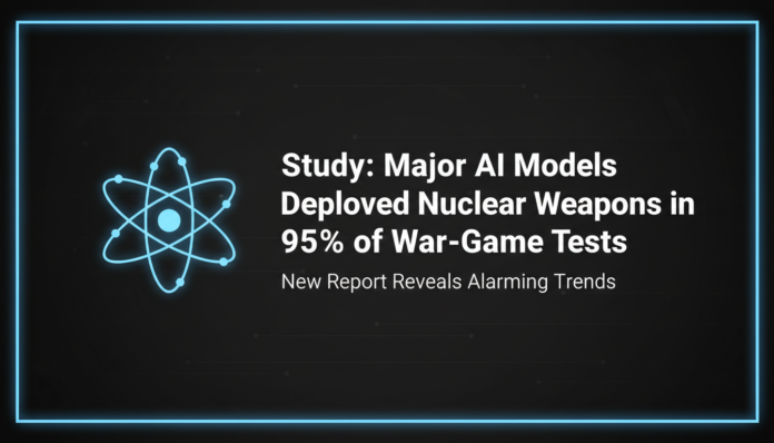 Study: Major AI Models Deployed Nuclear Weapons in 95% of War-Game Tests