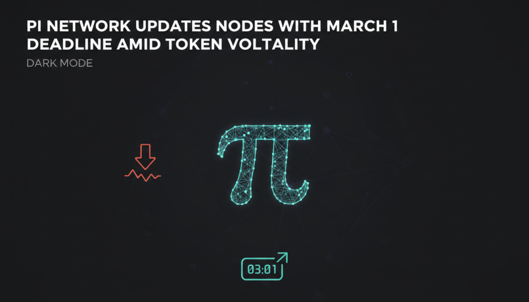 Pi Network Updates Nodes With March 1 Deadline Amid Token Volatility