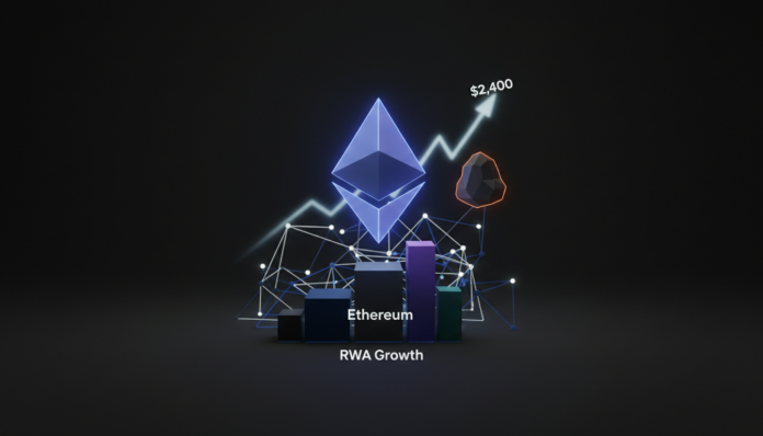 Ethereum Dominates RWA Growth, BlackRock Fuels Demand as ETH Eyes $2,400