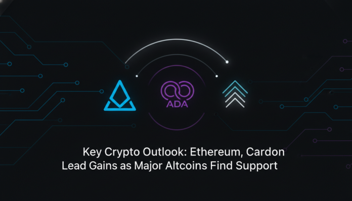 Key Crypto Outlook: Ethereum, Cardano Lead Gains as Major Altcoins Find Support