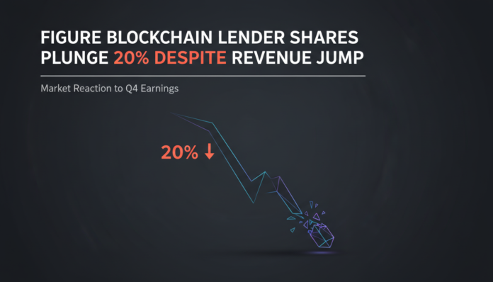 Figure Blockchain Lender Shares Plunge 20% Despite Revenue Jump