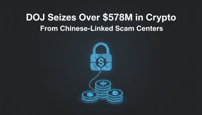 DOJ Seizes Over $578M in Crypto From Chinese-Linked Scam Centers