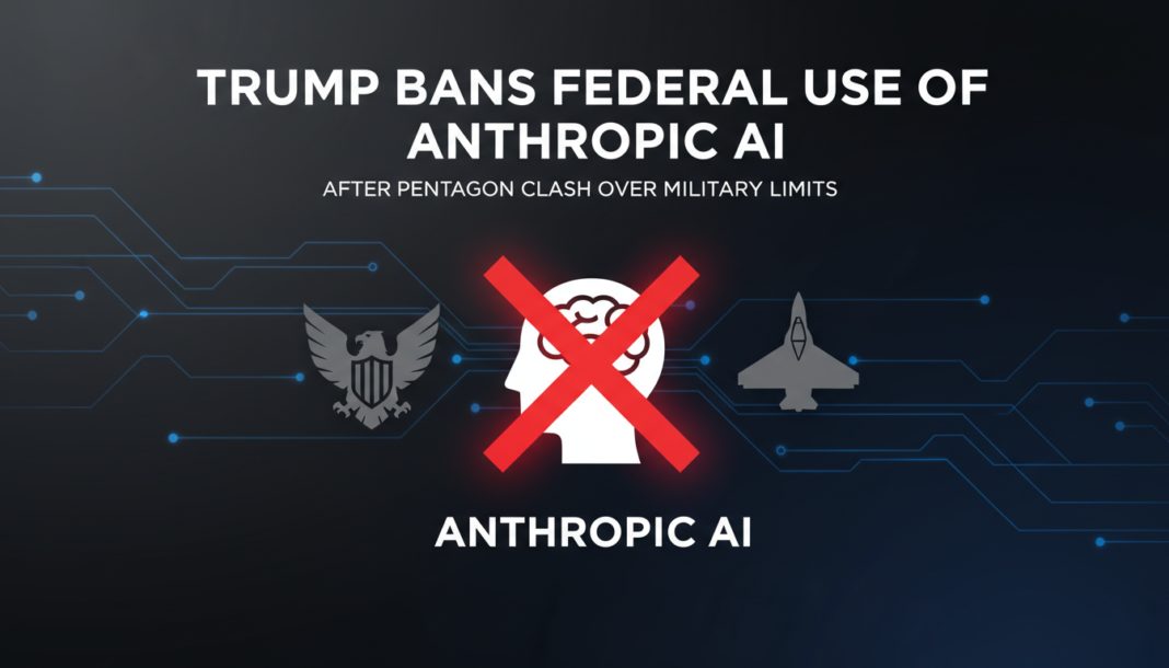 Trump Bans Federal Use of Anthropic AI After Pentagon Clash Over Military Limits