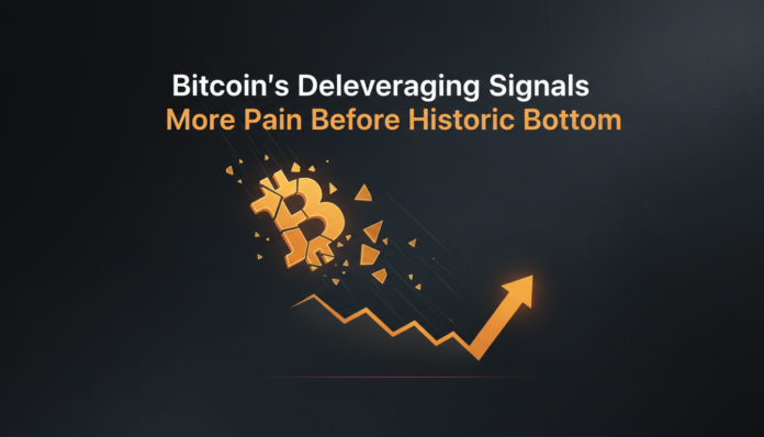 Bitcoin's Deleveraging Signals More Pain Before Historic Bottom